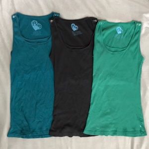 Three Bun Maternity Nursing Tanks